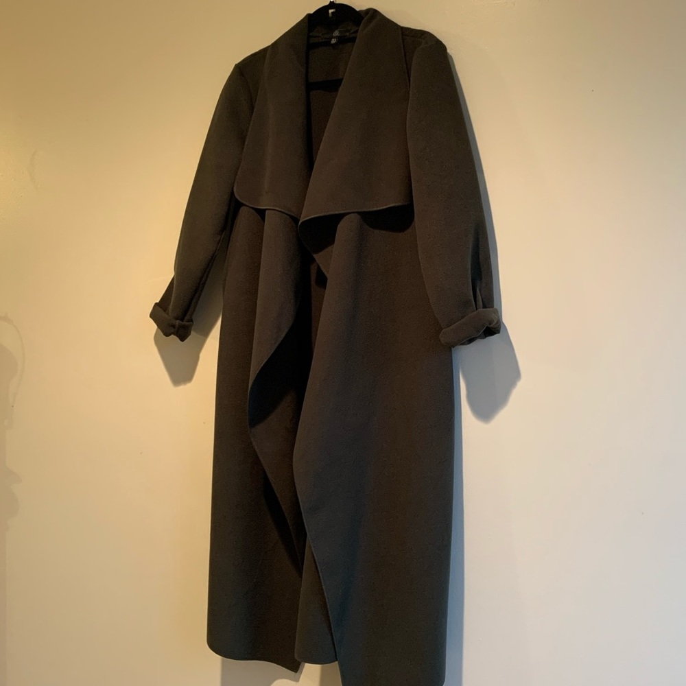 MISSGUIDED WATERFALL COAT